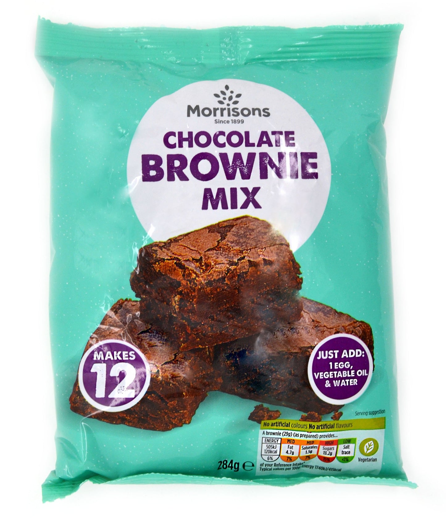 Morrisons Chocolate Brownie Mix, 284g