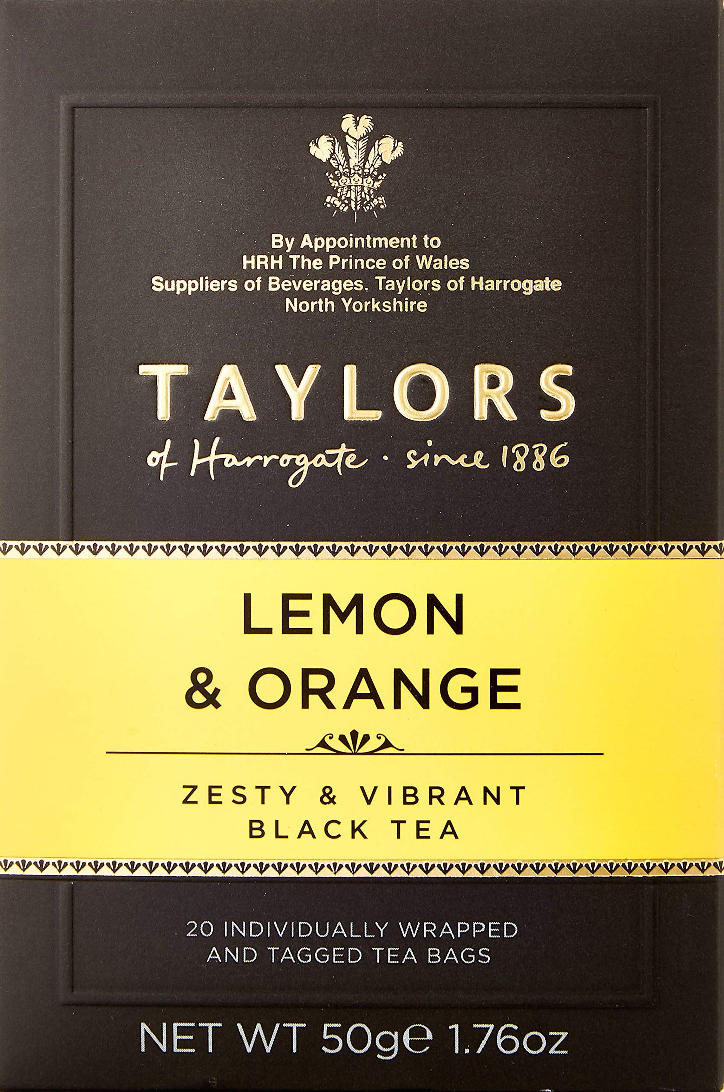 Taylors of Harrogate Lemon & Orange Tea Bags - 20 Teabags