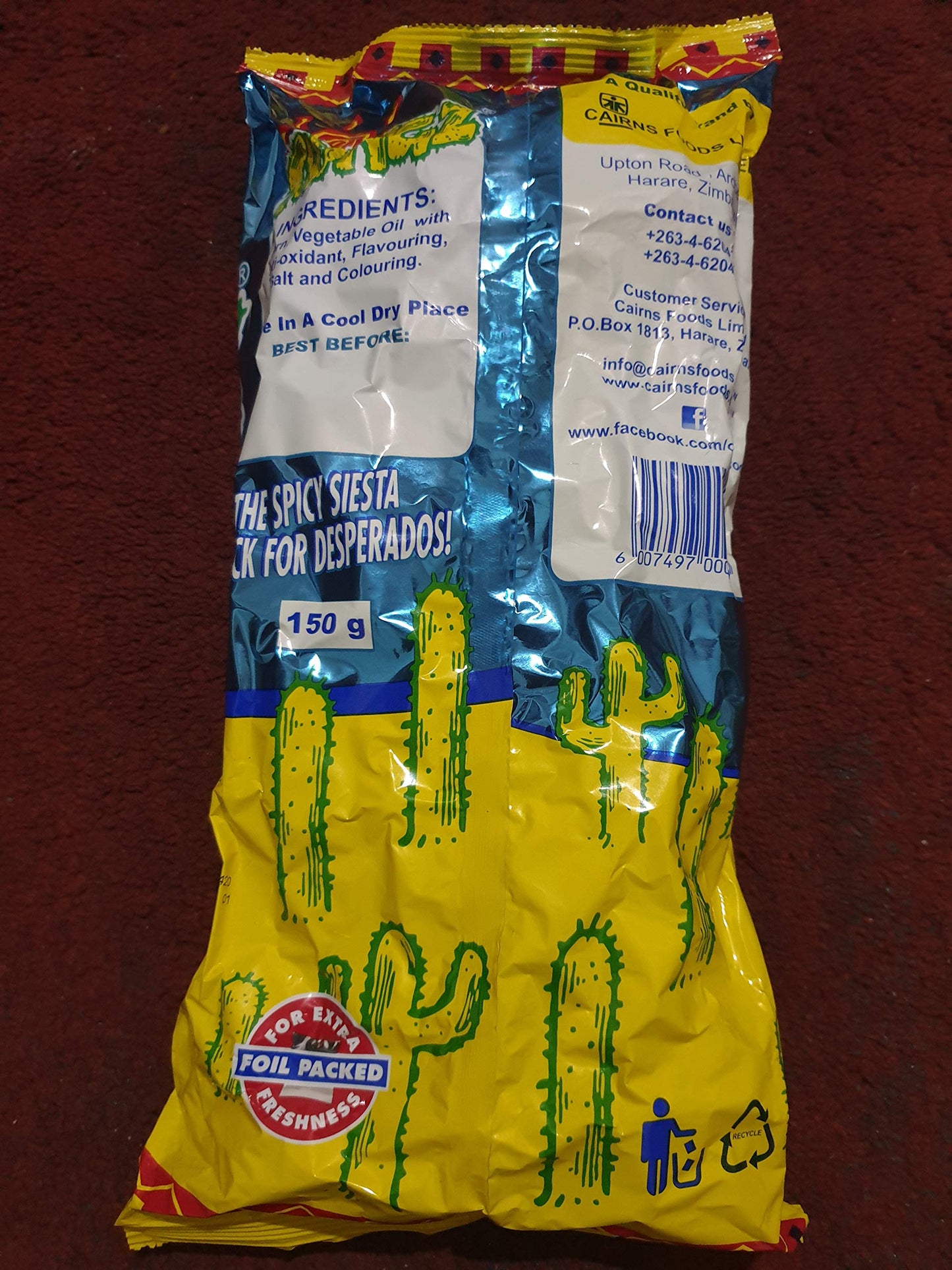 Willards Thingz Original Large 150g - Zimbabwean favourite Chips, willards thingz zimbabwe - Zimbabwean products