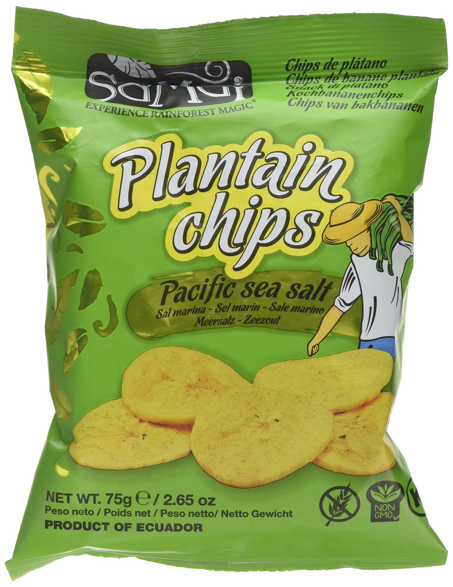 Samai Plantain Chips Salted, 75g