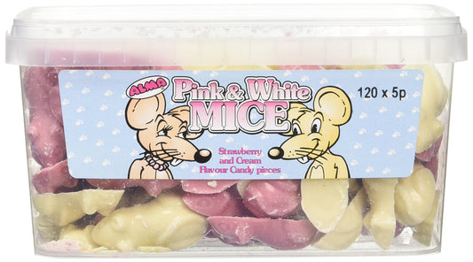 Alma Pink and White Mice - 120 Mice