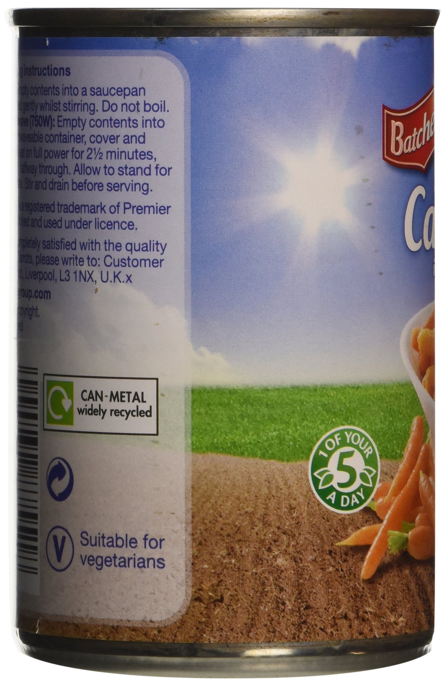 Batchelor's Baby Carrots in Water, 300g
