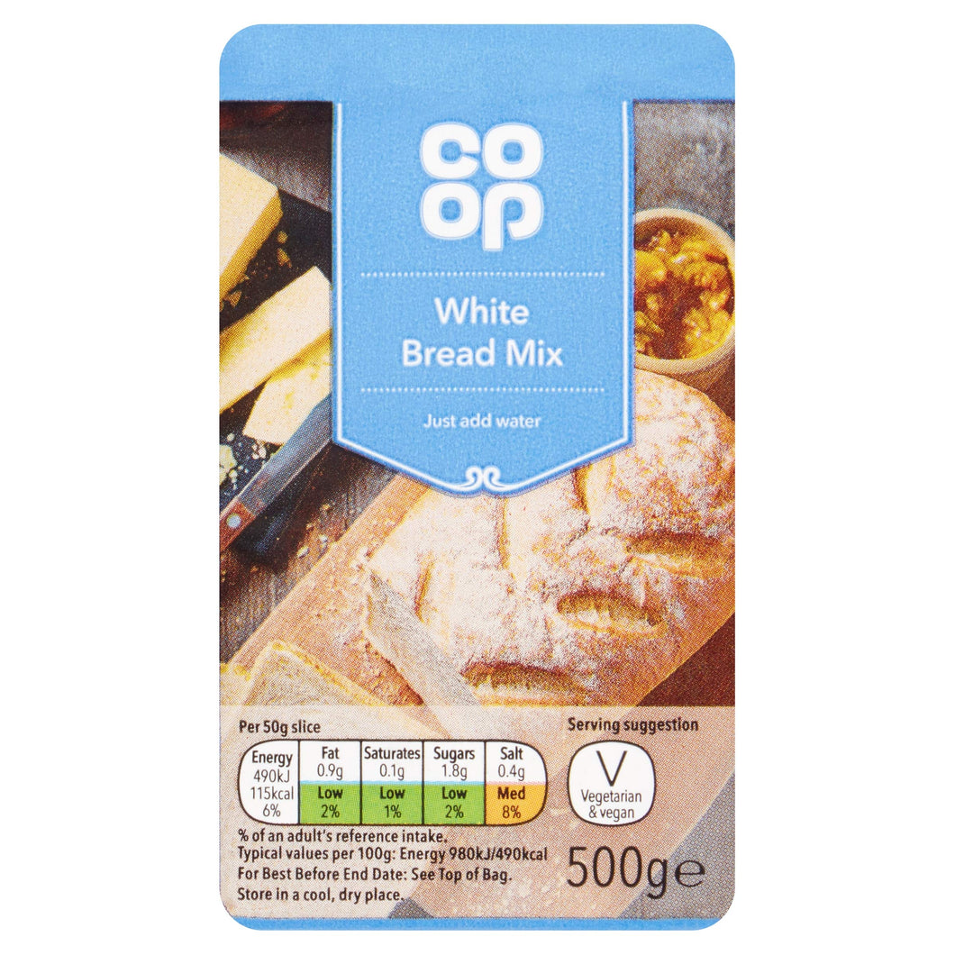 Co-op White Bread Mix, 500g