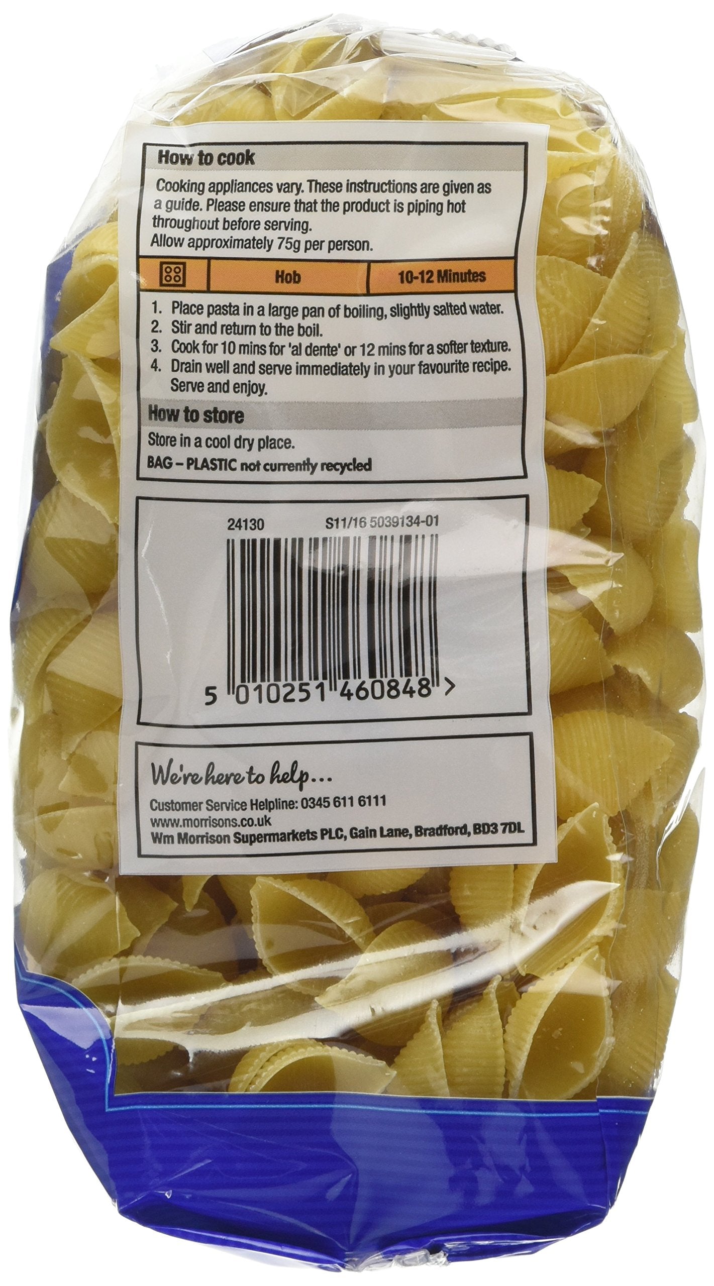 Morrisons Conchiglie, 500g