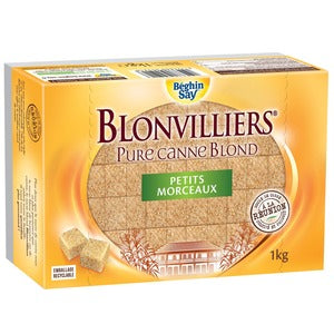 Beghin Say Blonvilliers Sucre Blond Petits Morceaux 1kg