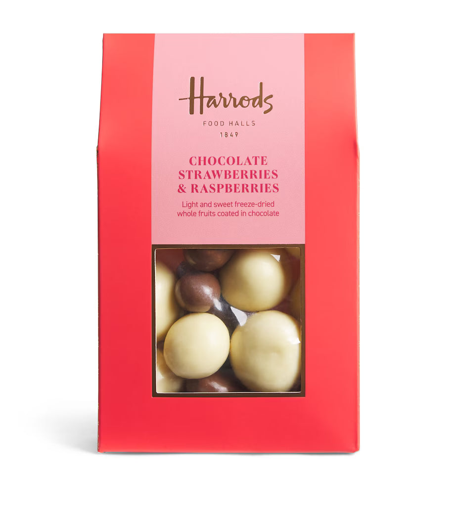 Harrods Chocolate Strawberries and Raspberries - 125g
