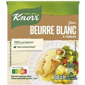 Knorr Sauce Beurre Blanc with Shallots (in a Carton) 30cl