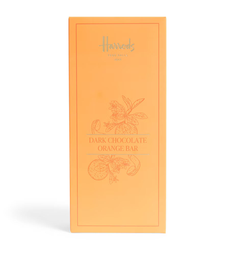Harrods Dark Chocolate Orange Bar - 80g