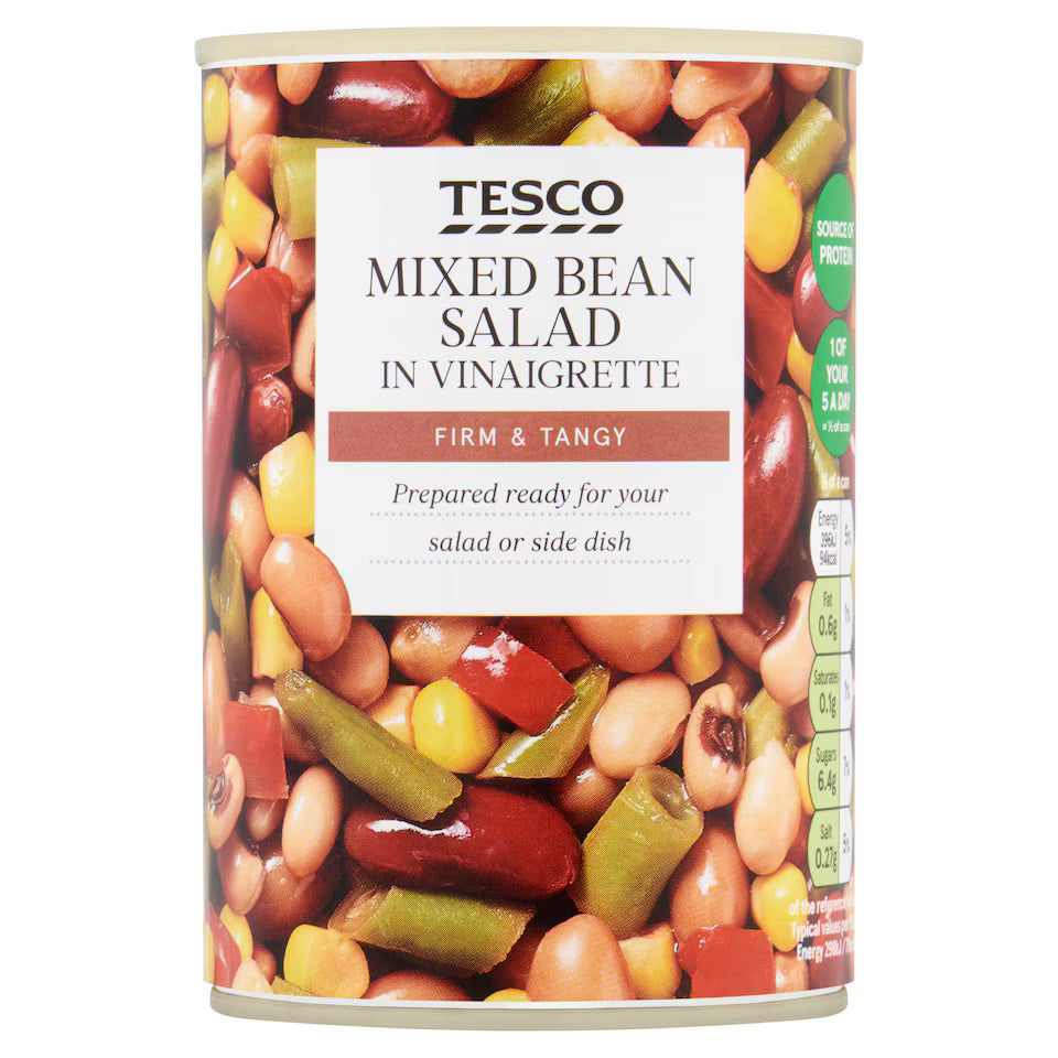 Tesco Mixed Bean Salad in Vinaigrette, 400g