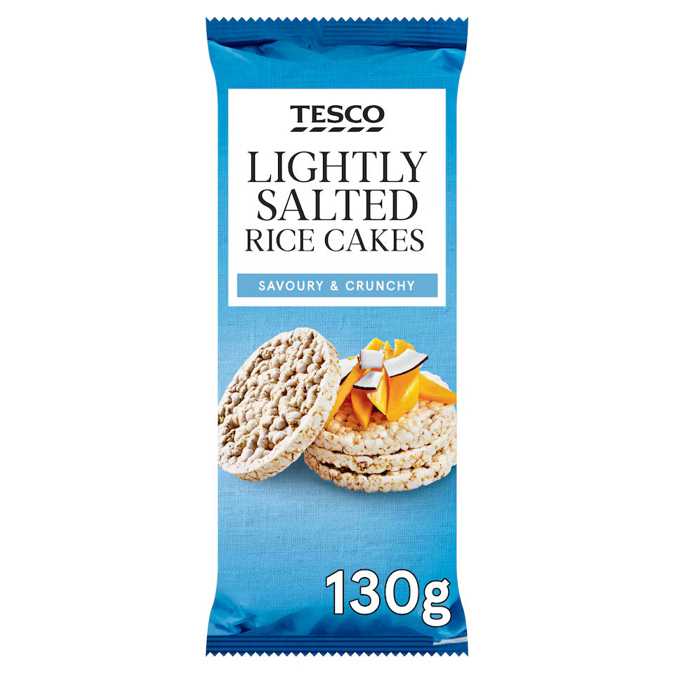 Tesco Lightly Salted Rice Cakes, 130g