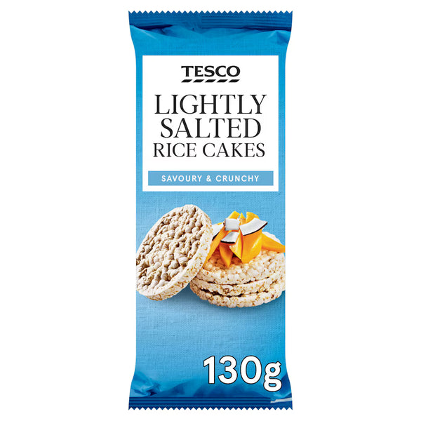 Tesco Lightly Salted Rice Cakes, 130g