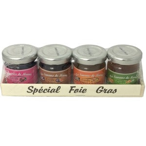 Grandma's Flavors Box of Confits Special Foie Gras 4 Pieces 4x40g