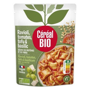 Cereal Bio Organic Raviolis Tofu Tomato Basilic 267g