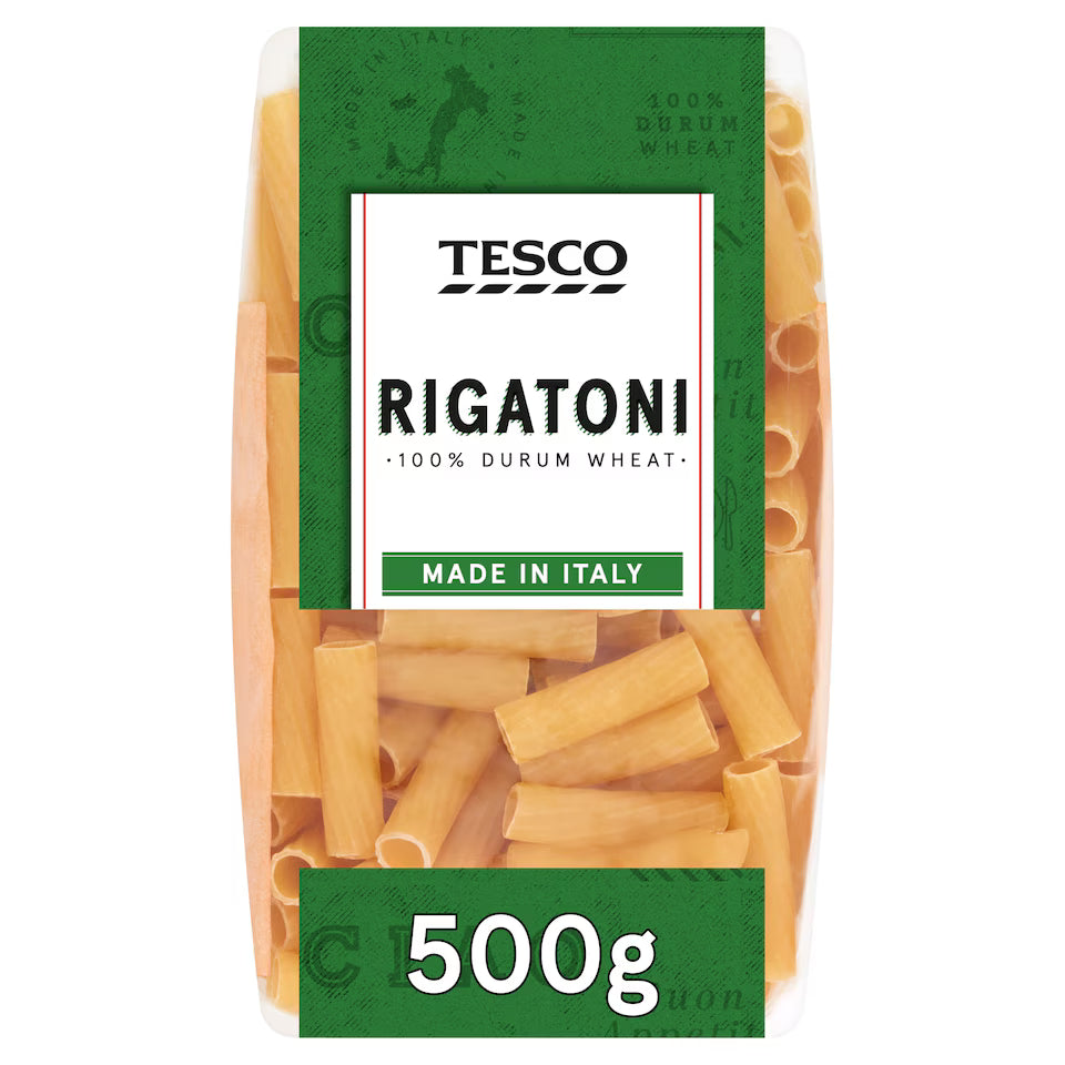 Tesco Rigatoni Pasta, 500g