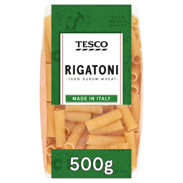 Tesco Rigatoni Pasta, 500g