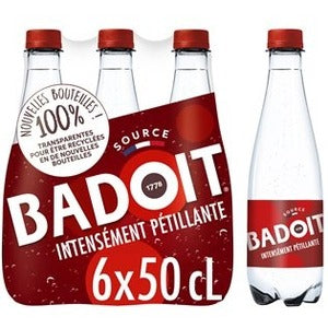 Badoit Rouge 6x50oml Natural Sparkling Mineral Water