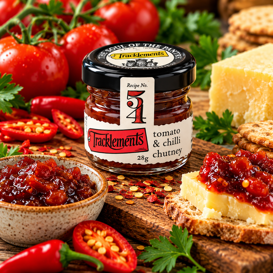 Tracklements Tomato & Chilli Chutney  28g