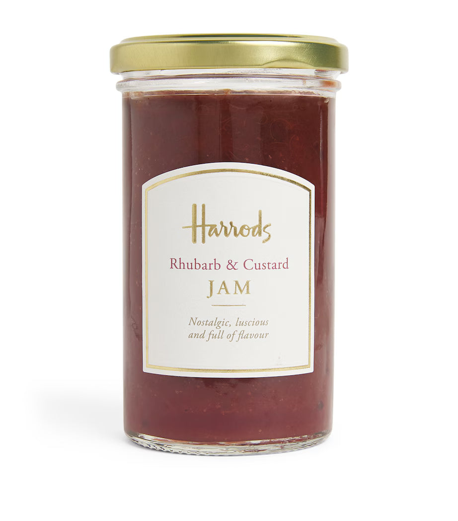 Harrods Rhubarb + Custard Jam - 280g