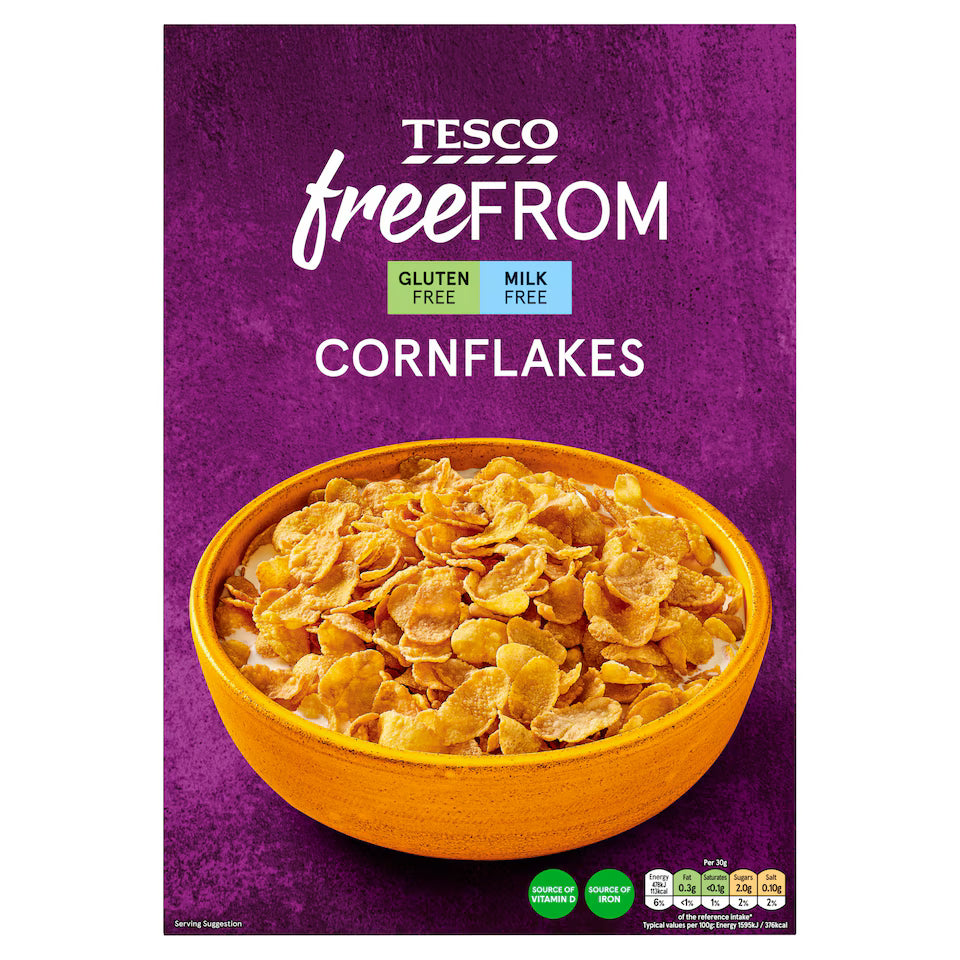 Tesco Free From Cornflakes, 300g