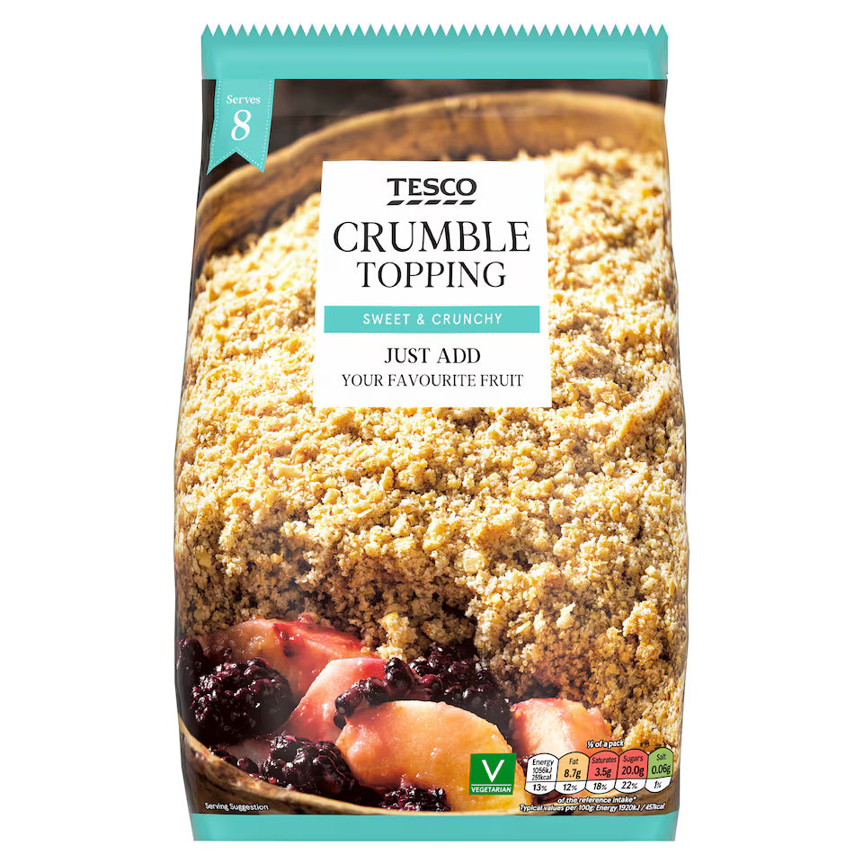 Tesco Family Size Crumble Mix, 450g
