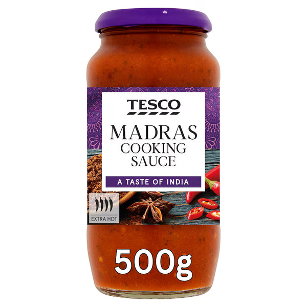 Tesco Madras Cooking Sauce, 500g