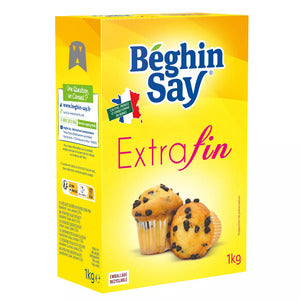 Beghin Say Sucre en Poudre Extra Fin 1kg
