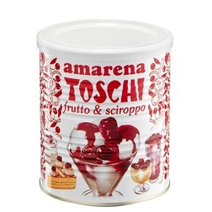 Toschi Amarena Morello Cherries in a 4/4 box