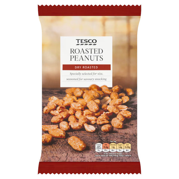 Tesco Dry Roasted Peanuts, 200g
