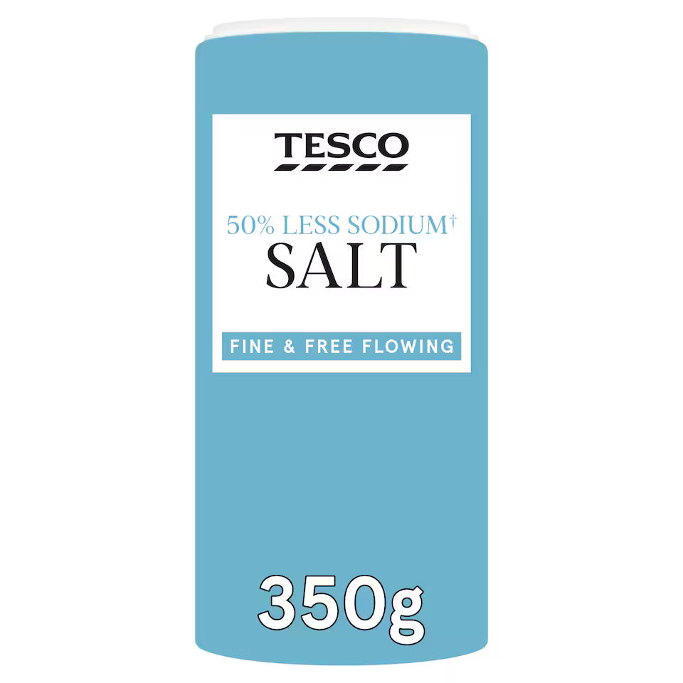 Tesco 50% Less Sodium Salt, 350g