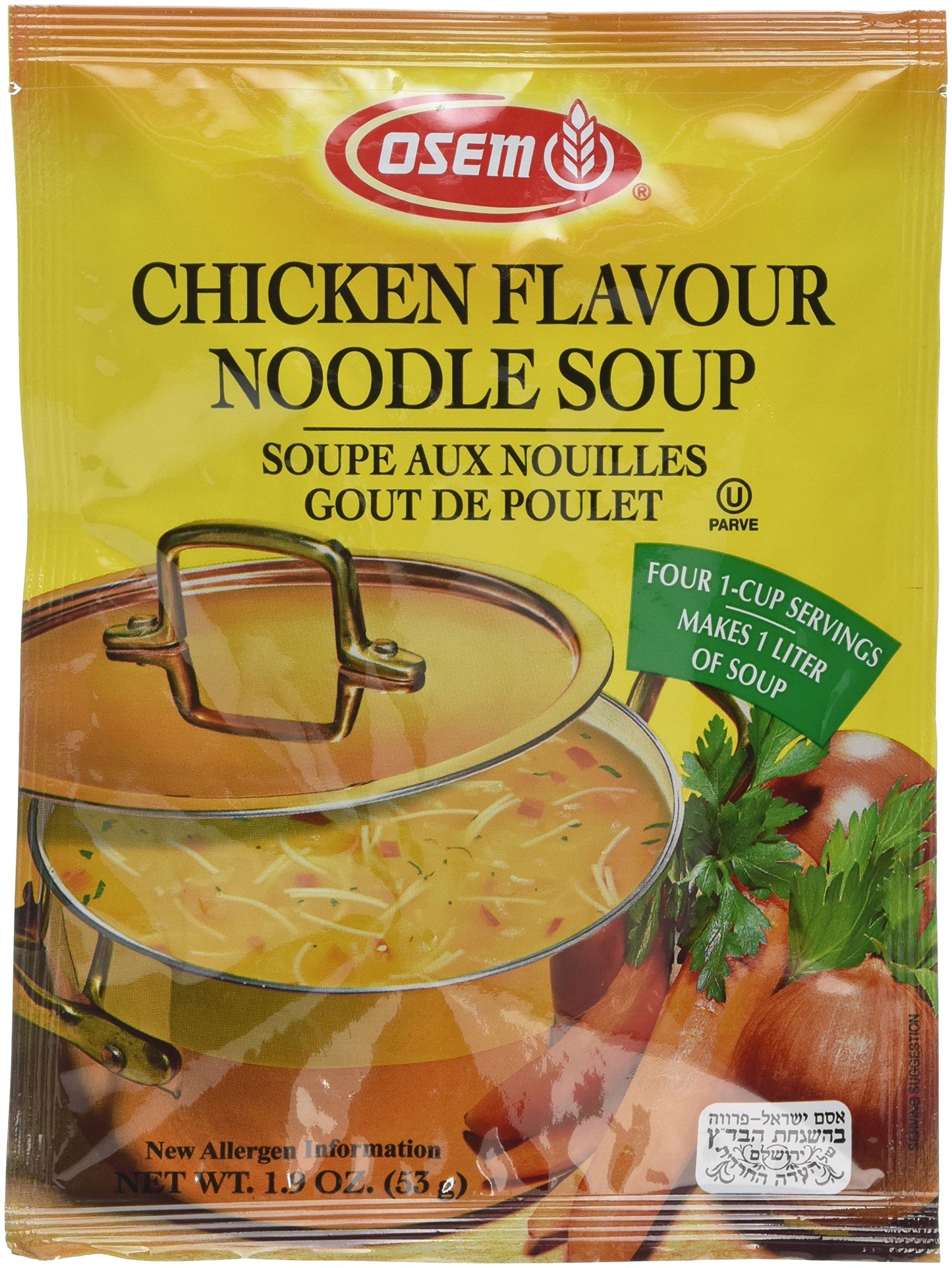 Osem Chicken Flavour Noodle Soup, 53 g