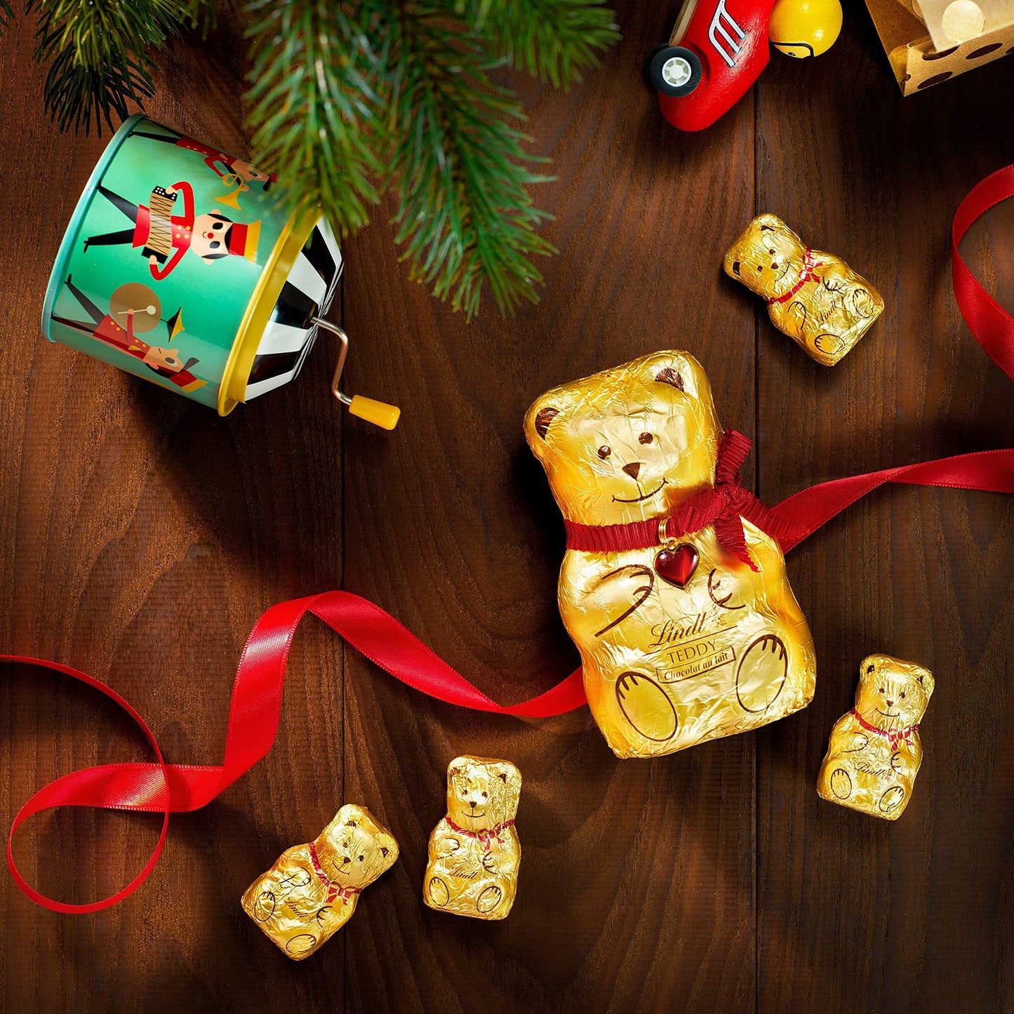 Lindt Teddy Tree Decorations 60g - ideal for your Christmas tree or for a magic stocking filler gift !