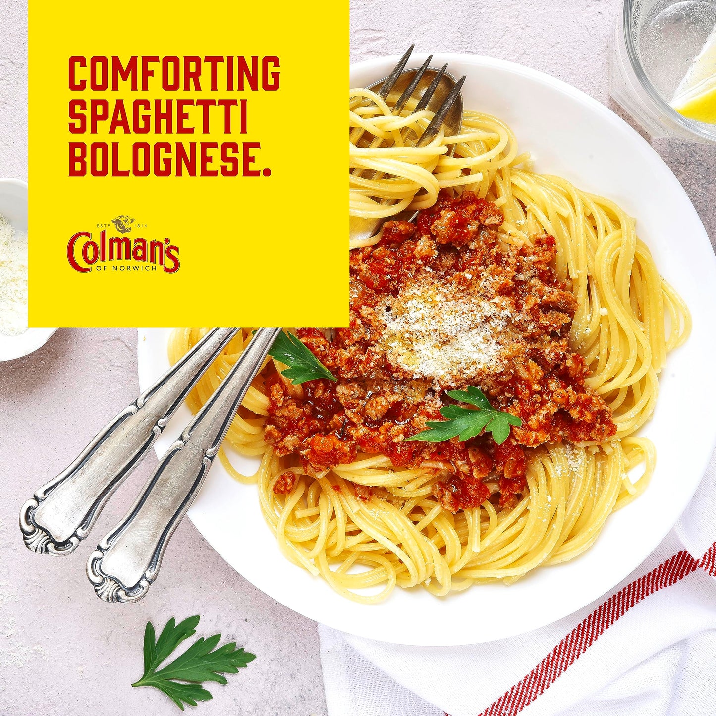 Colman's Midweek Meals Spaghetti Bolognese Meal Maker quick to prepare sauce mix for a protein-boosting meal† 44 g