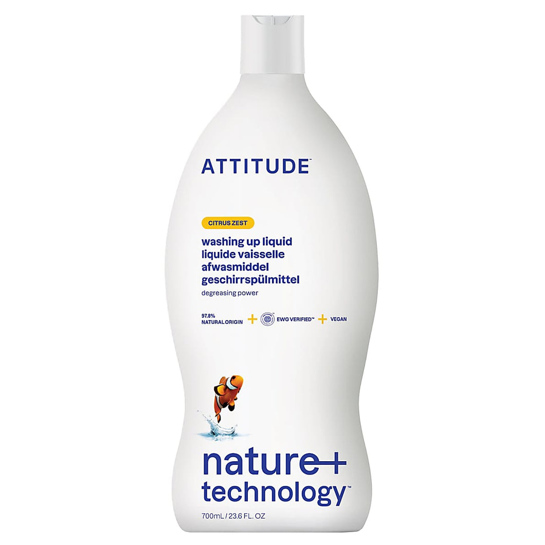 Attitude Washing Up Liquid Citrus Zest 700ml