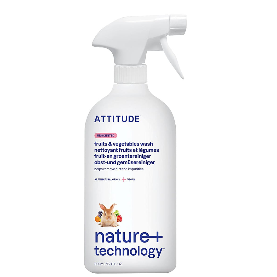 Attitude Fruit & Vegetable Wash  800ml