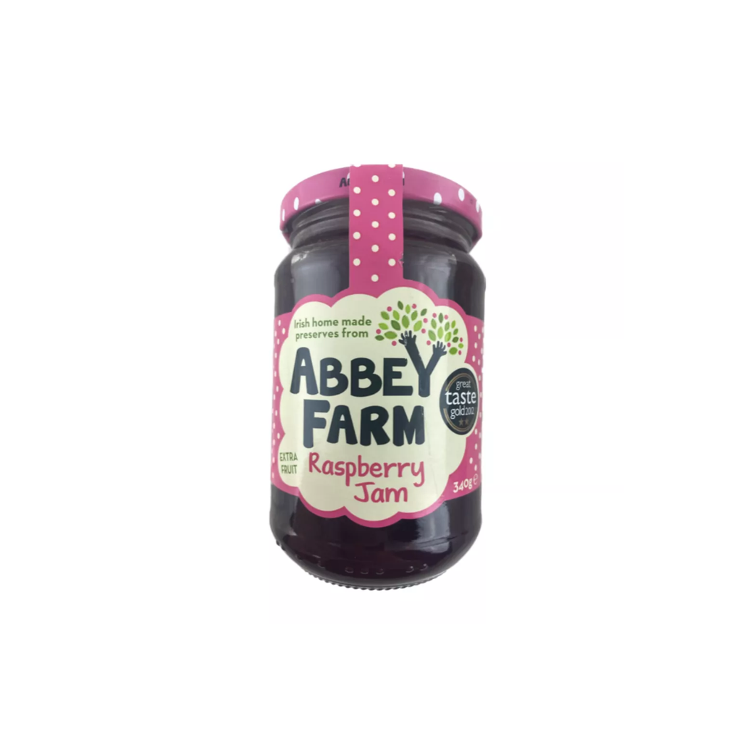 Abbey Farm Raspberry Jam 340g