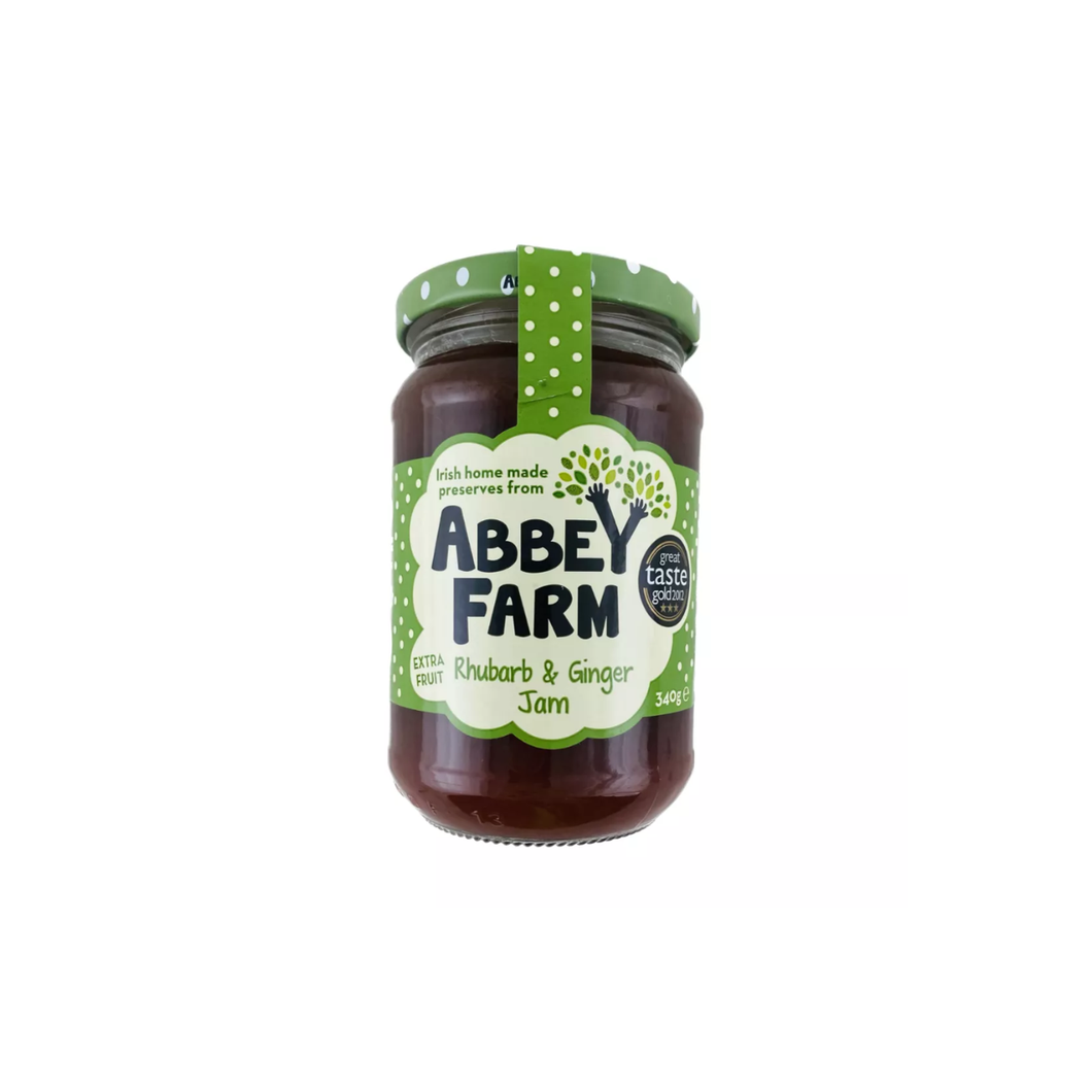 Abbey Farm Rhubarb & Ginger Jam 340g