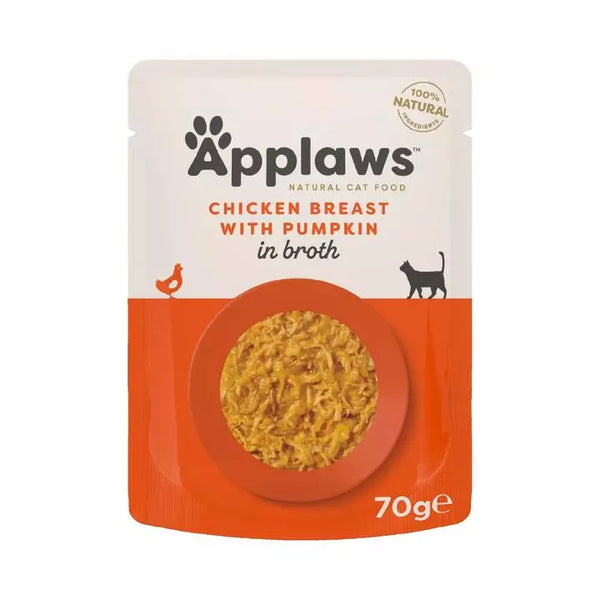 Applaws Chicken breast and Pumpkin cat food pouch 70g