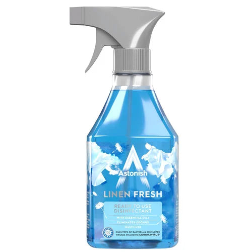 Astonish Linen Fresh Ready To Use Disinfectant Spray 550ml