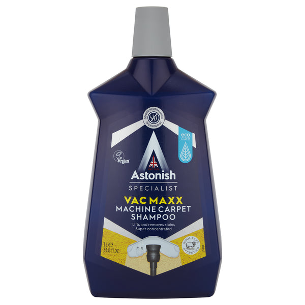 Astonish Specialist Vac Maxx Machine Carpet Shampoo 1L