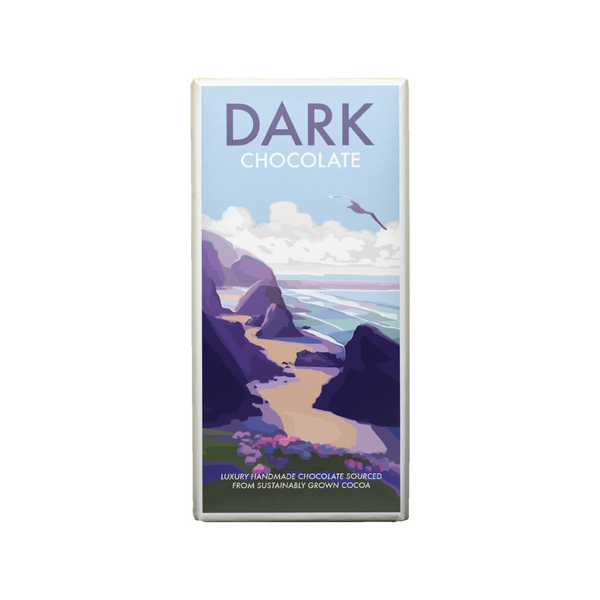 Kernow Chocolate Becky Bettesworth Dark Chocolate Bar 100g