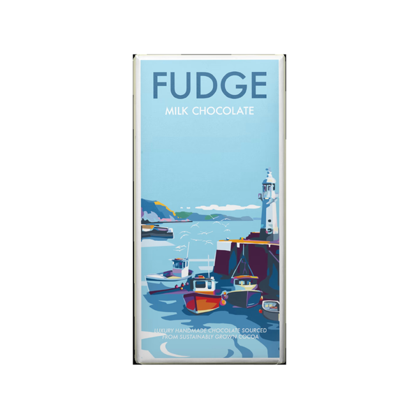 Kernow Chocolate Becky Bettesworth Fudge Milk Chocolate Bar 100g