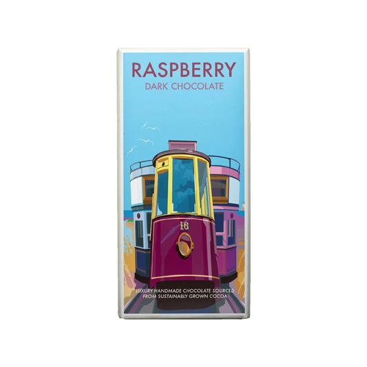 Kernow Chocolate Becky Bettesworth Raspberry Dark Chocolate Bar 100g