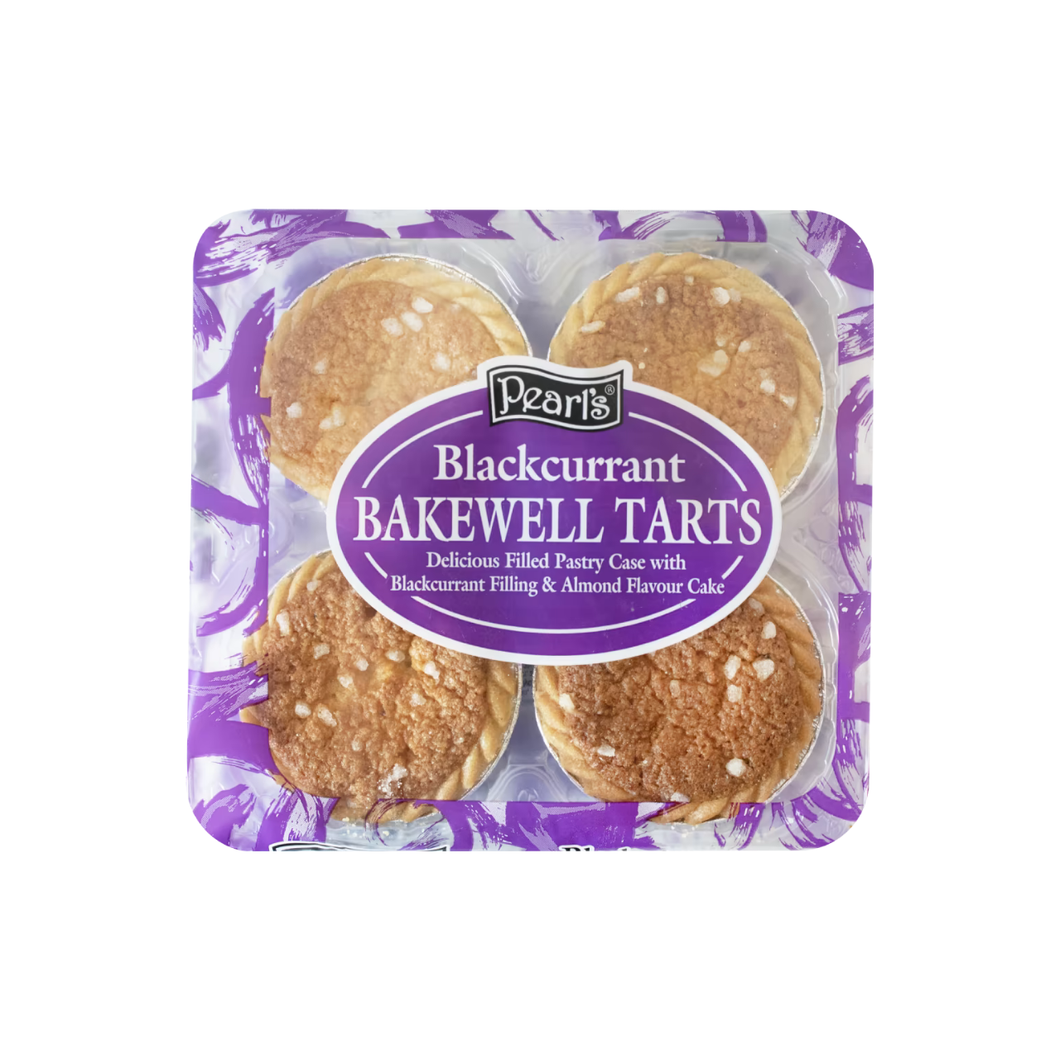 Pearl's Signature Bakes - Blackcurrant Bakewell Tarts 4's