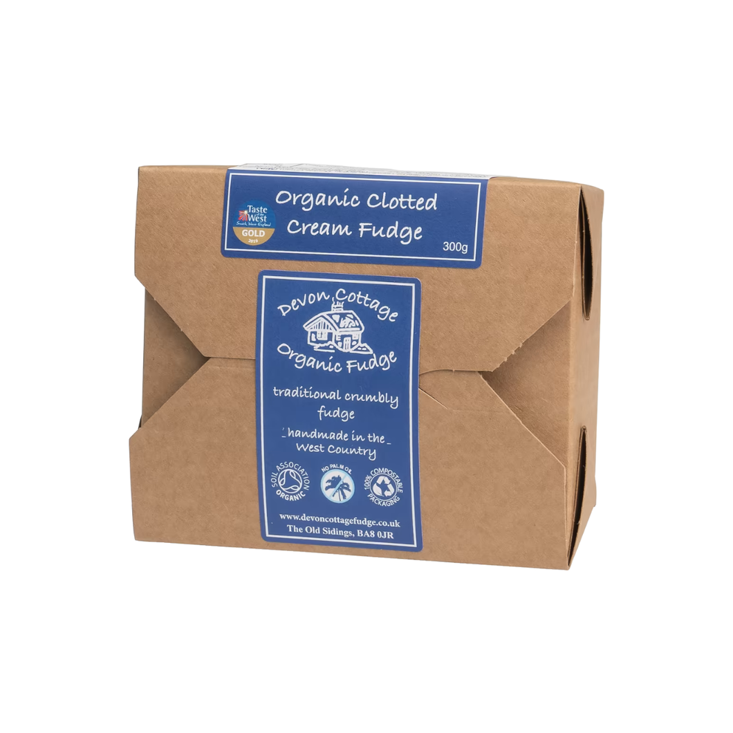 Devon Cottage Organic Clotted Cream Fudge Box 300g