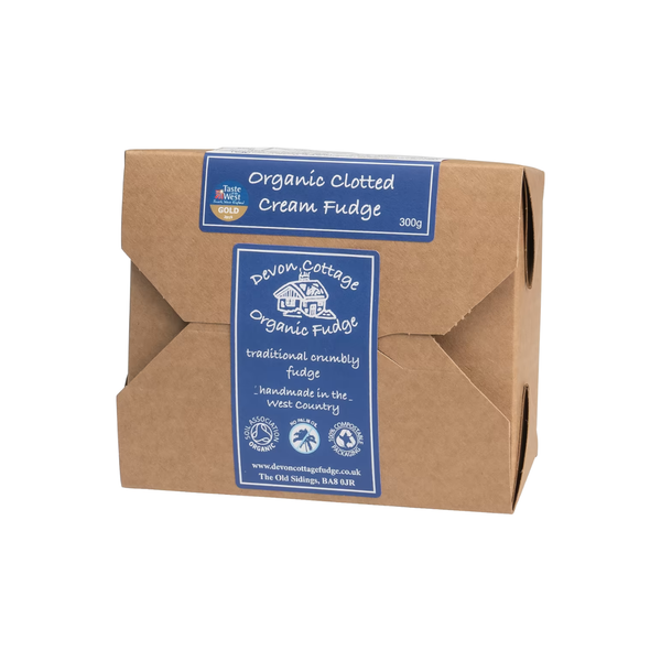 Devon Cottage Organic Clotted Cream Fudge Box 300g