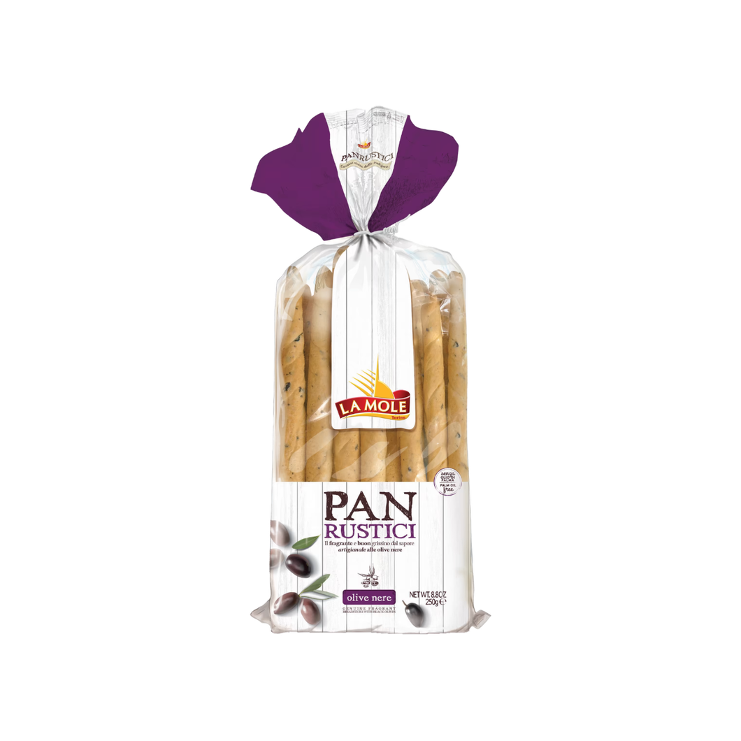 La Mole Panrustici Breadsticks - Olives 250g