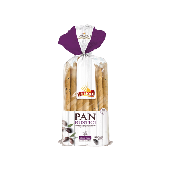La Mole Panrustici Breadsticks - Olives 250g