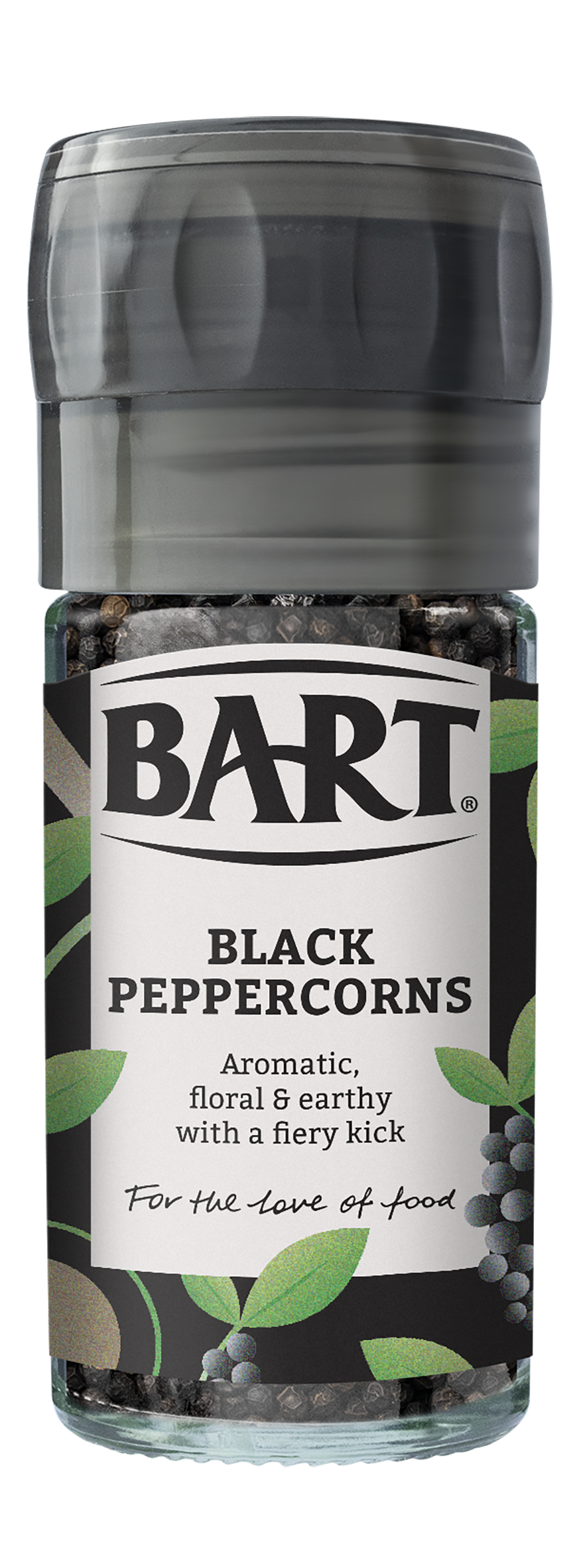 Bart Black Peppercorns Mill 42g