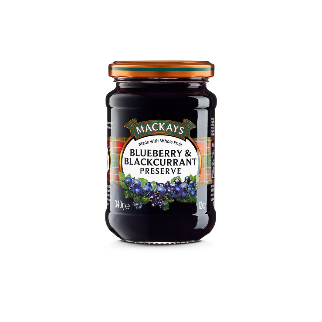 Mackays Blueberry & Blackcurrant Preserve 340g