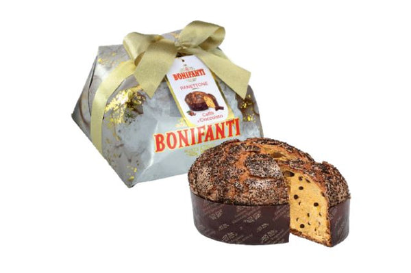 Bonifanti Chocolate & Coffee Panettone Hand Wrapped (1Kg)